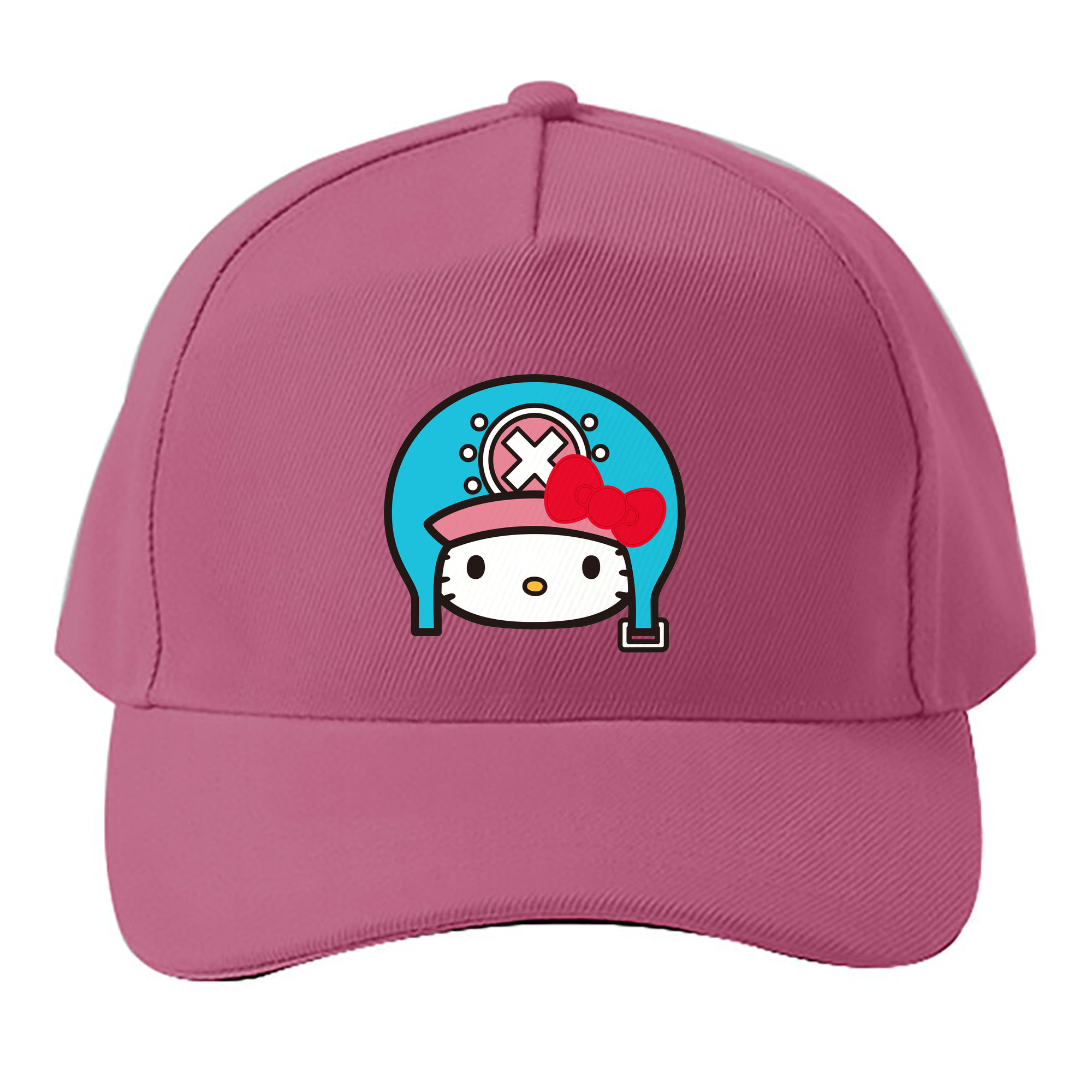 （画像用） Hello Kitty ハローキティ ベースボールキャップ 綿100％ 男女兼用 帽子 スポーツ